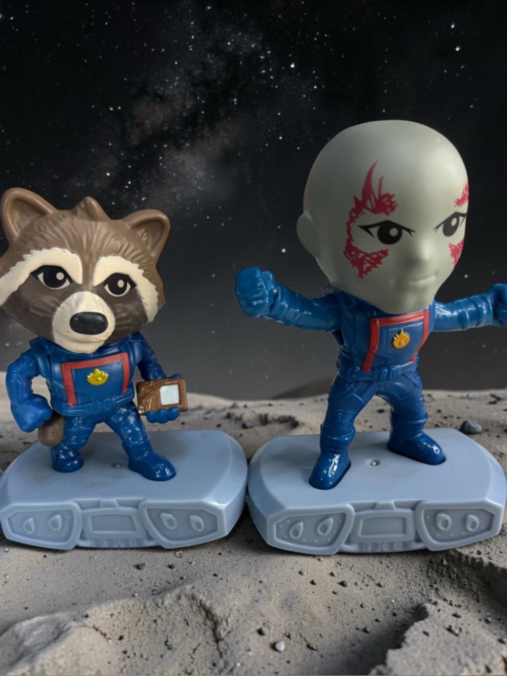 2023 McDonalds Happy Meal Collectable Toys Marvel Drax Destroyer #6 Rocket #7